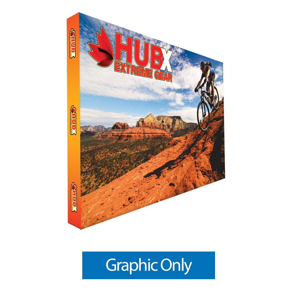 15 x 10 ft. RPL Fabric Pop Up Display Straight — Graphic Only / With Endcaps